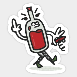 Wine Wench Sticker